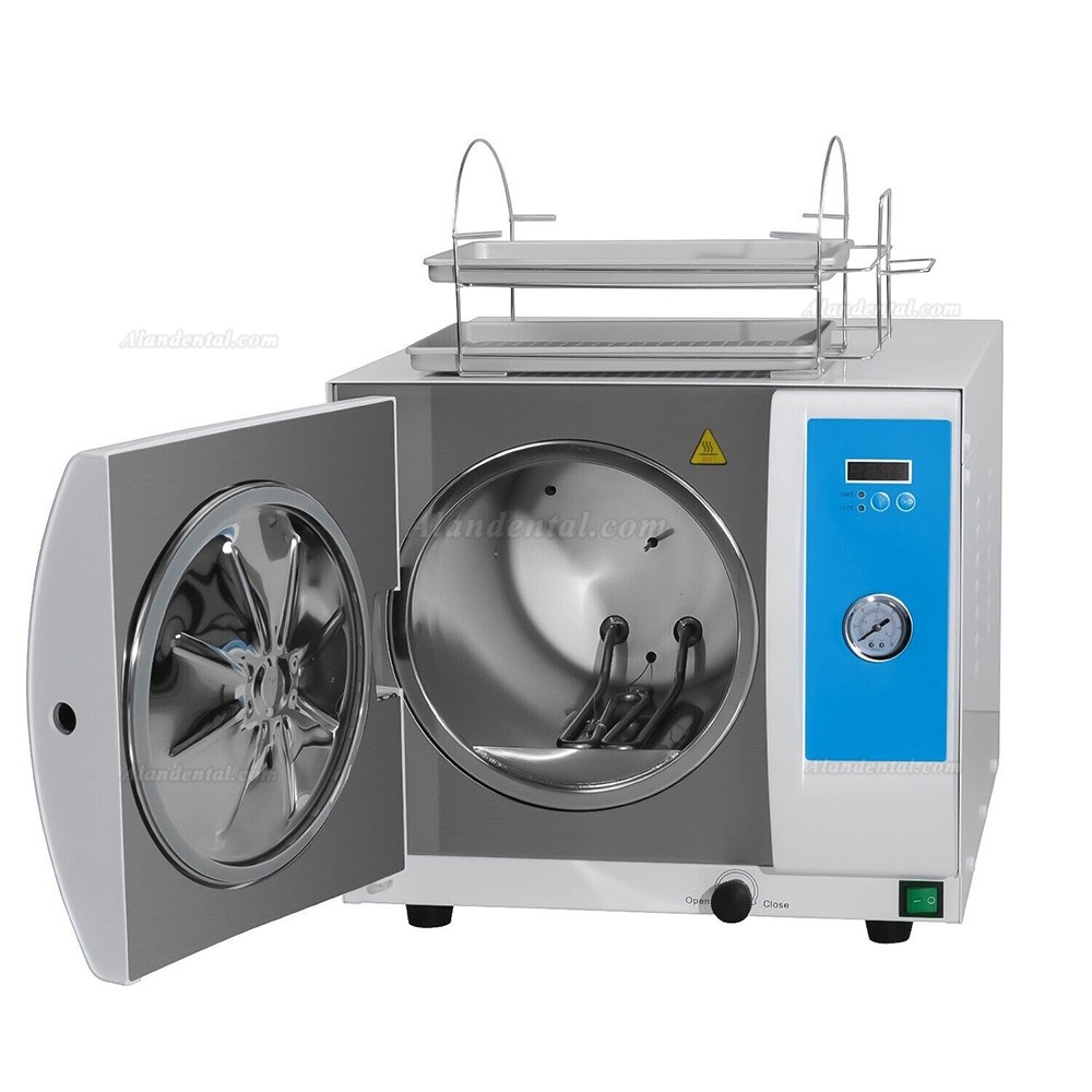 Dental 18L Autoclave Steam Sterilizer LED Display E118 Class N